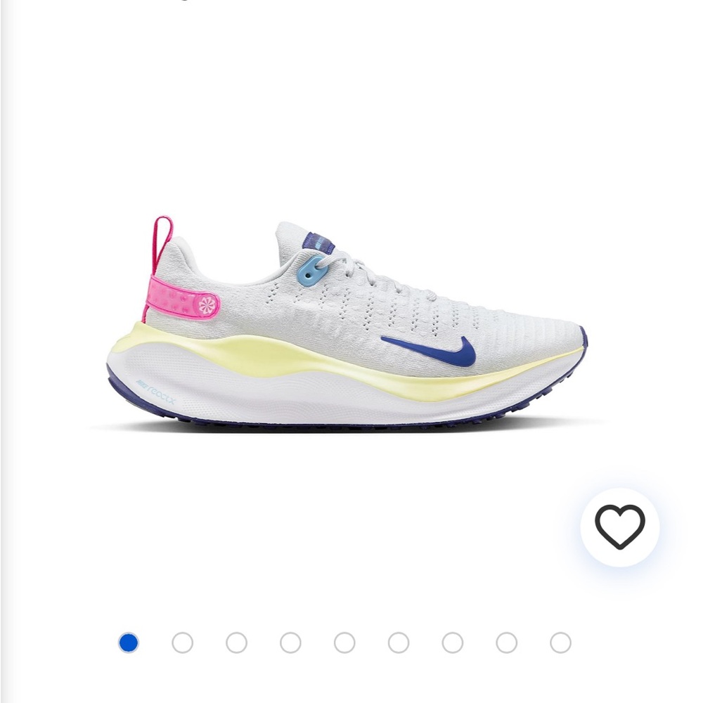 Nike ReactX Infinity Run 4s in Photon Dust/Deep Royal Blue - Picture 2 of 10